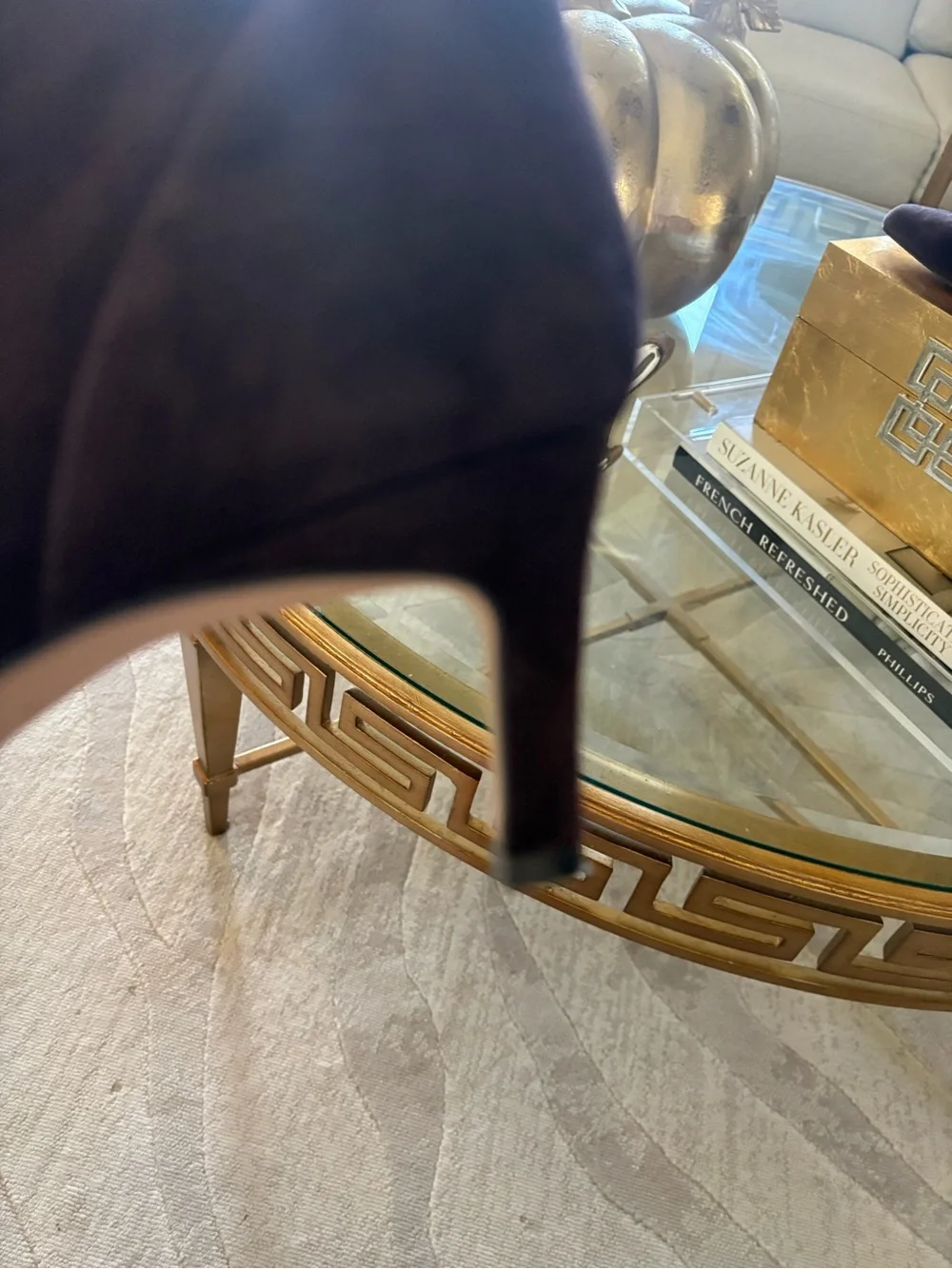 Ann Taylor Chocolate Brown Suede Ankle Booties with Kitten Heel